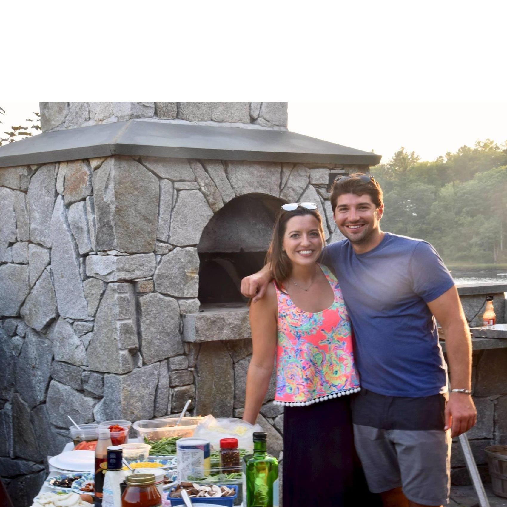 We eat a lot of pizza. Like, A LOT of pizza. Some of our best memories are making pizza up in Maine.