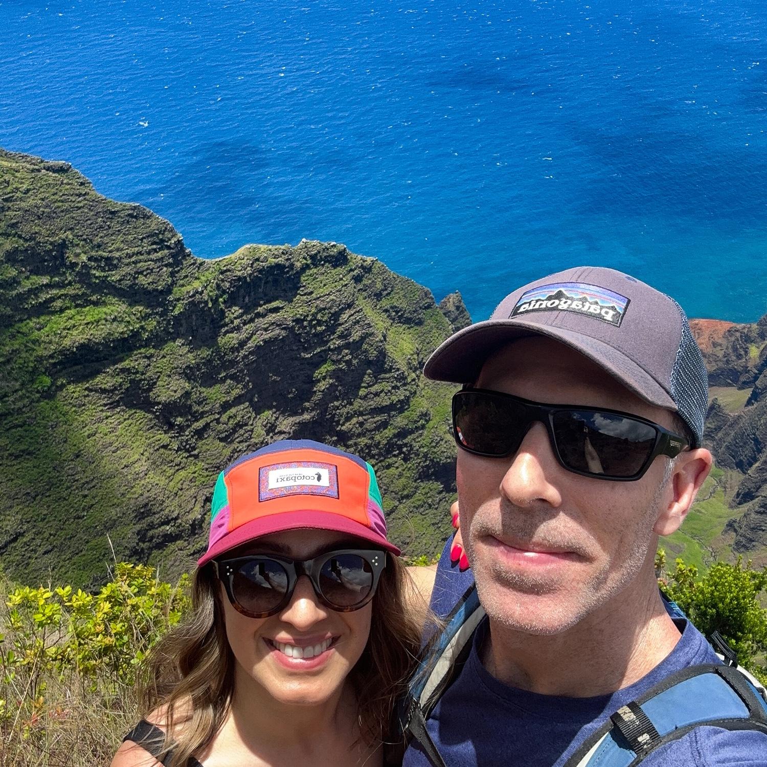 Kauai, overlooking the Napali coastline