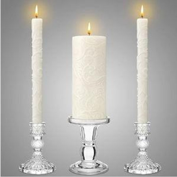 Unity Candles with Holder for Wedding