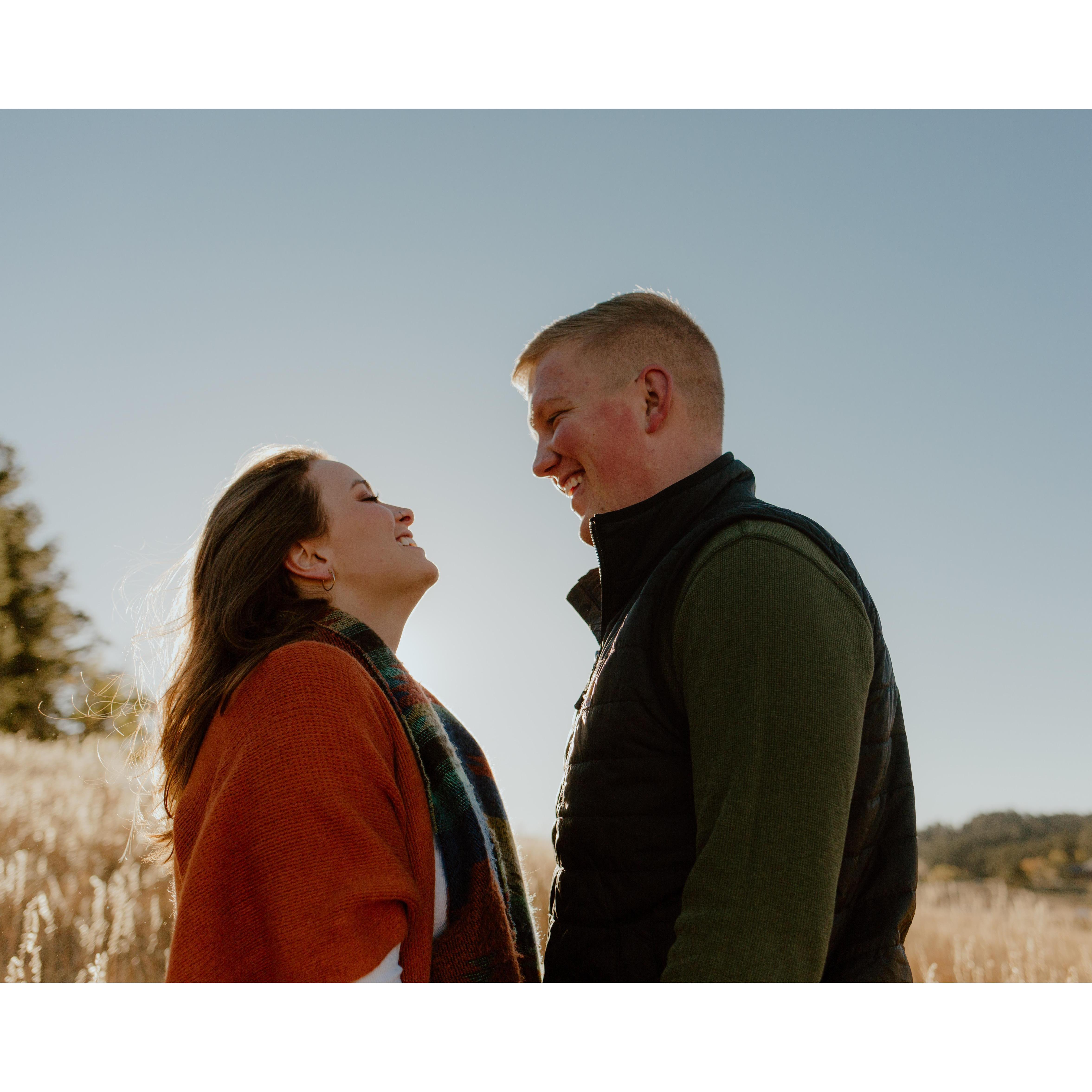 our engagement shoot