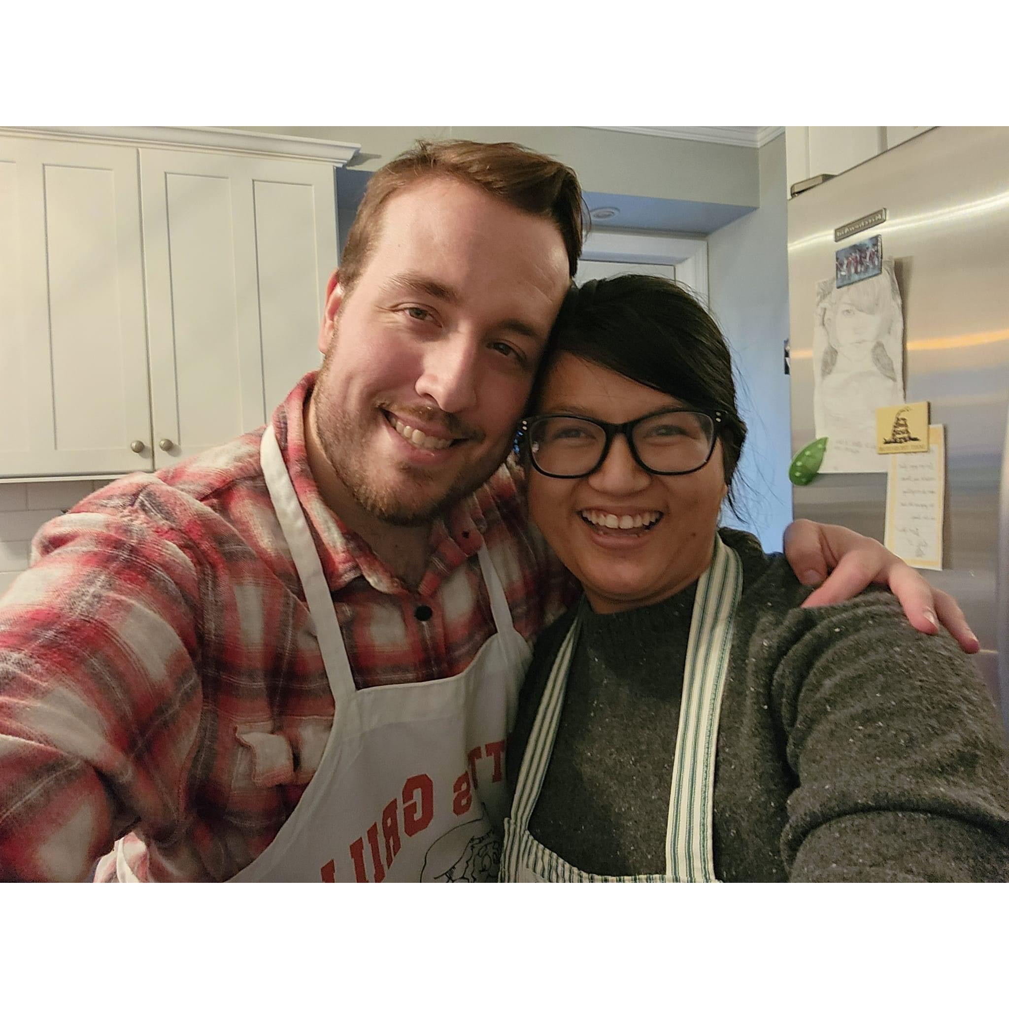 Our first time baking my family's recipe for Spitsbible