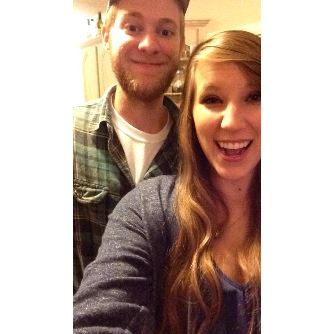 First selfie together-- November 2014