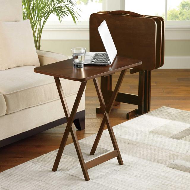 Hamilton 5-Piece Snack Tray Table Set