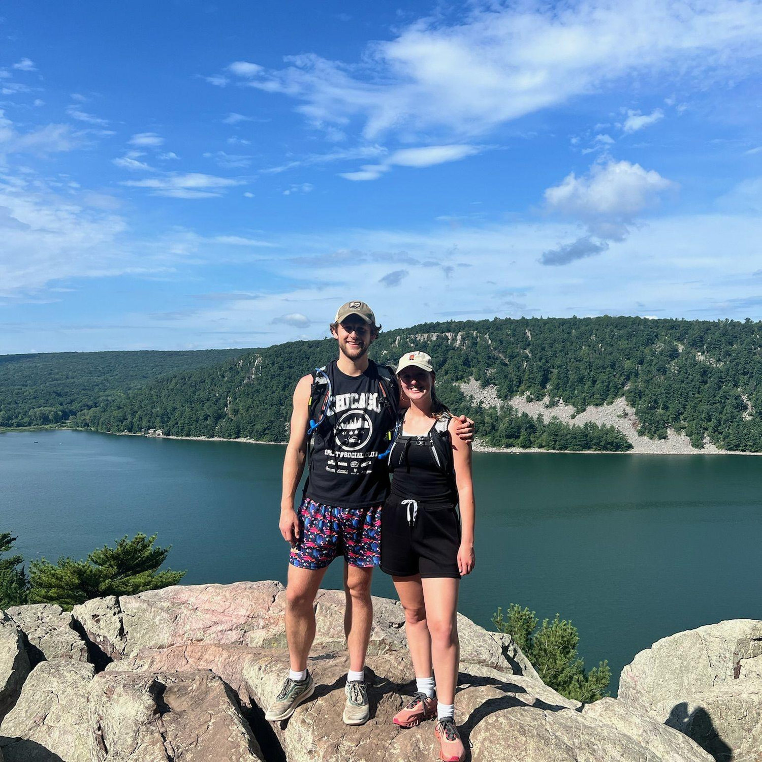 08/22/2025 - Lots of hiking during our friend camping trip to Devil's Lake, WI.