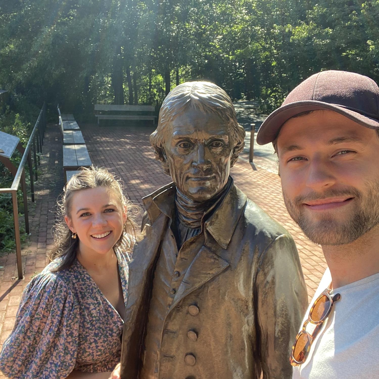 Hanging with Tommy.
