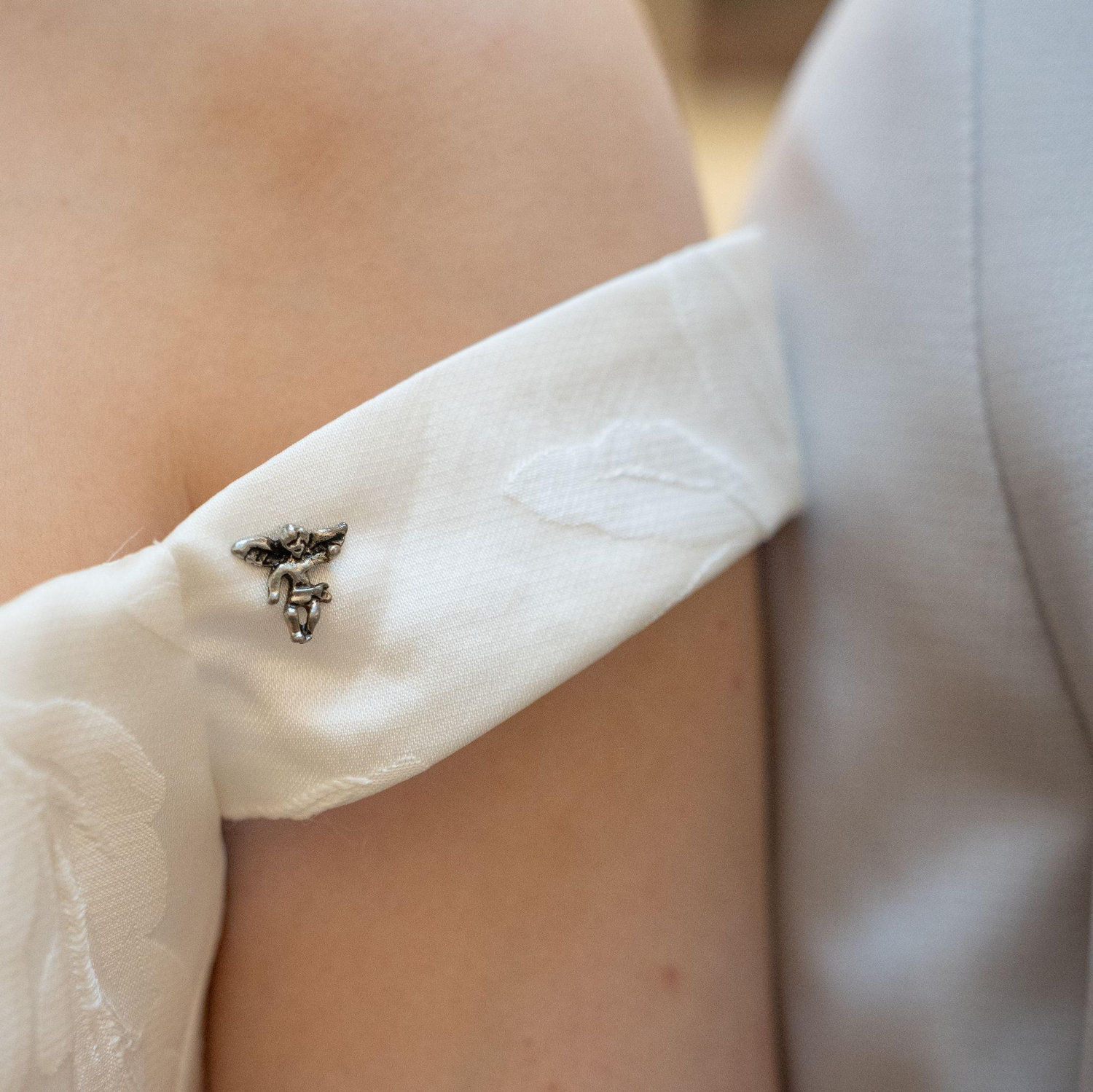 An angel pin for Grandma