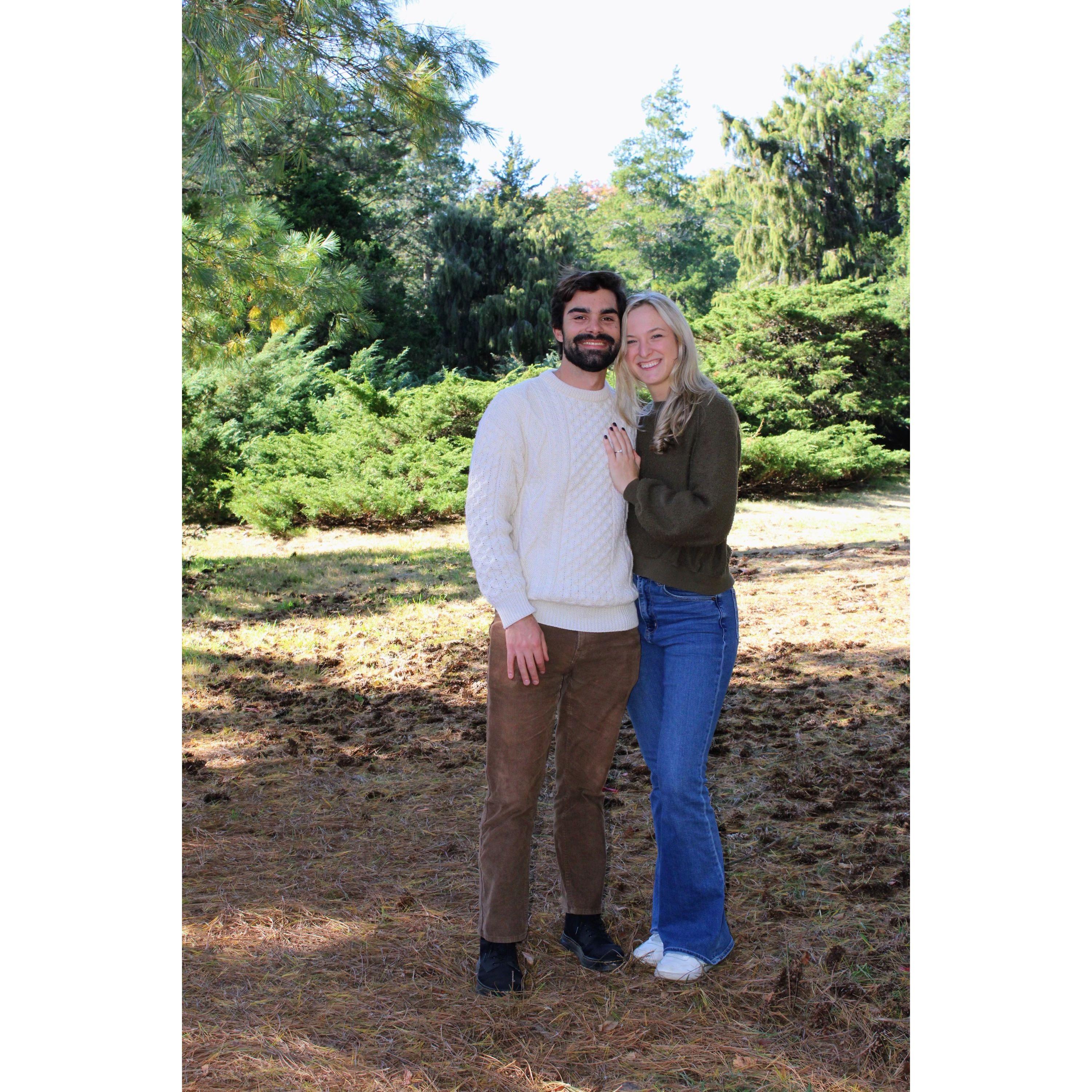 Engagement in the Arnold Arboretum Boston MA, October 2024
