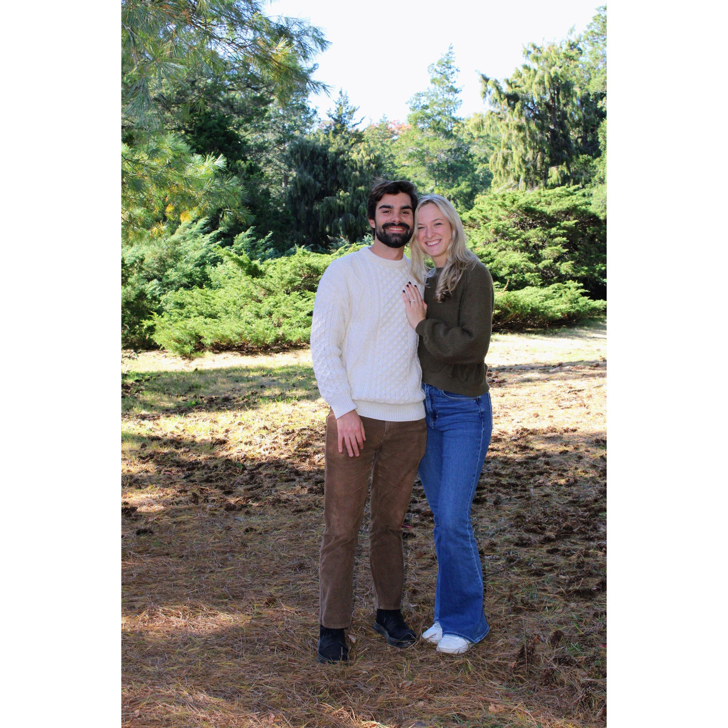 Engagement in the Arnold Arboretum Boston MA, October 2024