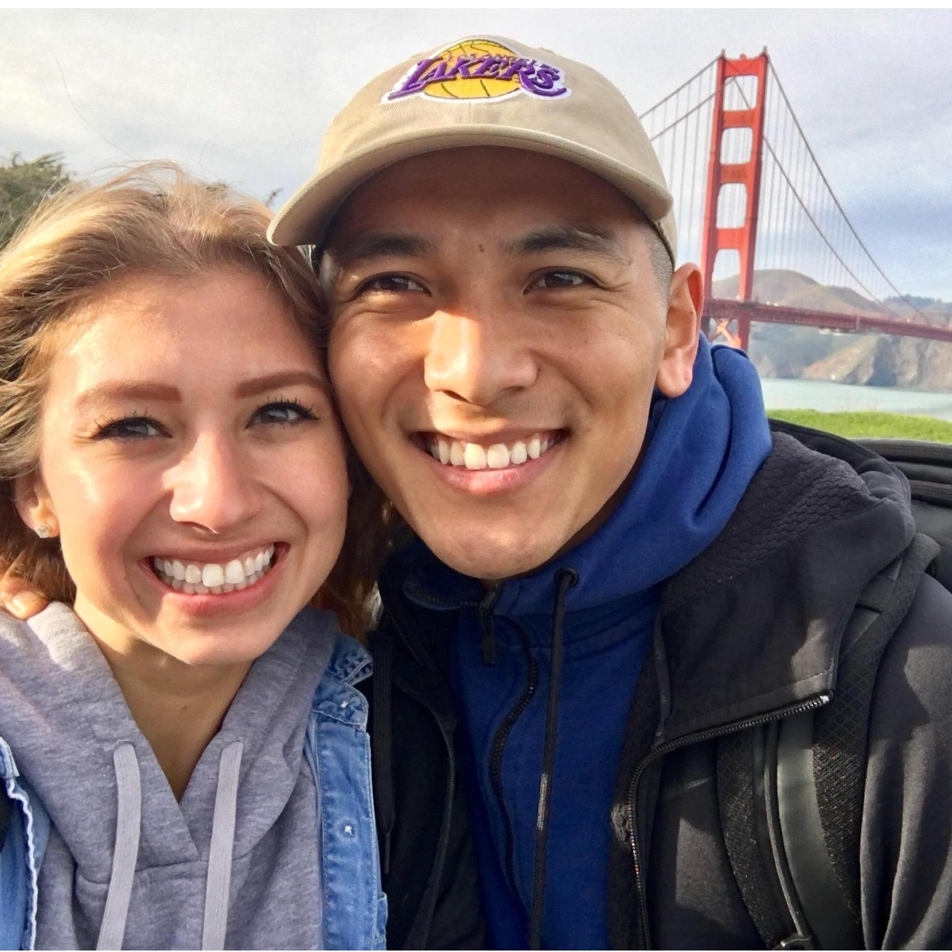 1 year anniversary in San Francisco, Ca