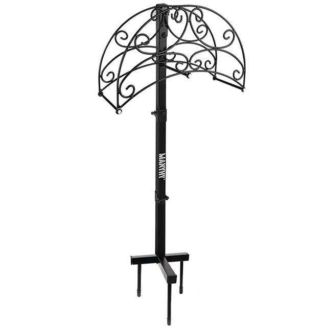 42'' Garden Hose Holder Water Hose Holder Freestanding Garden Hose Storage for Outside Yard Lawn