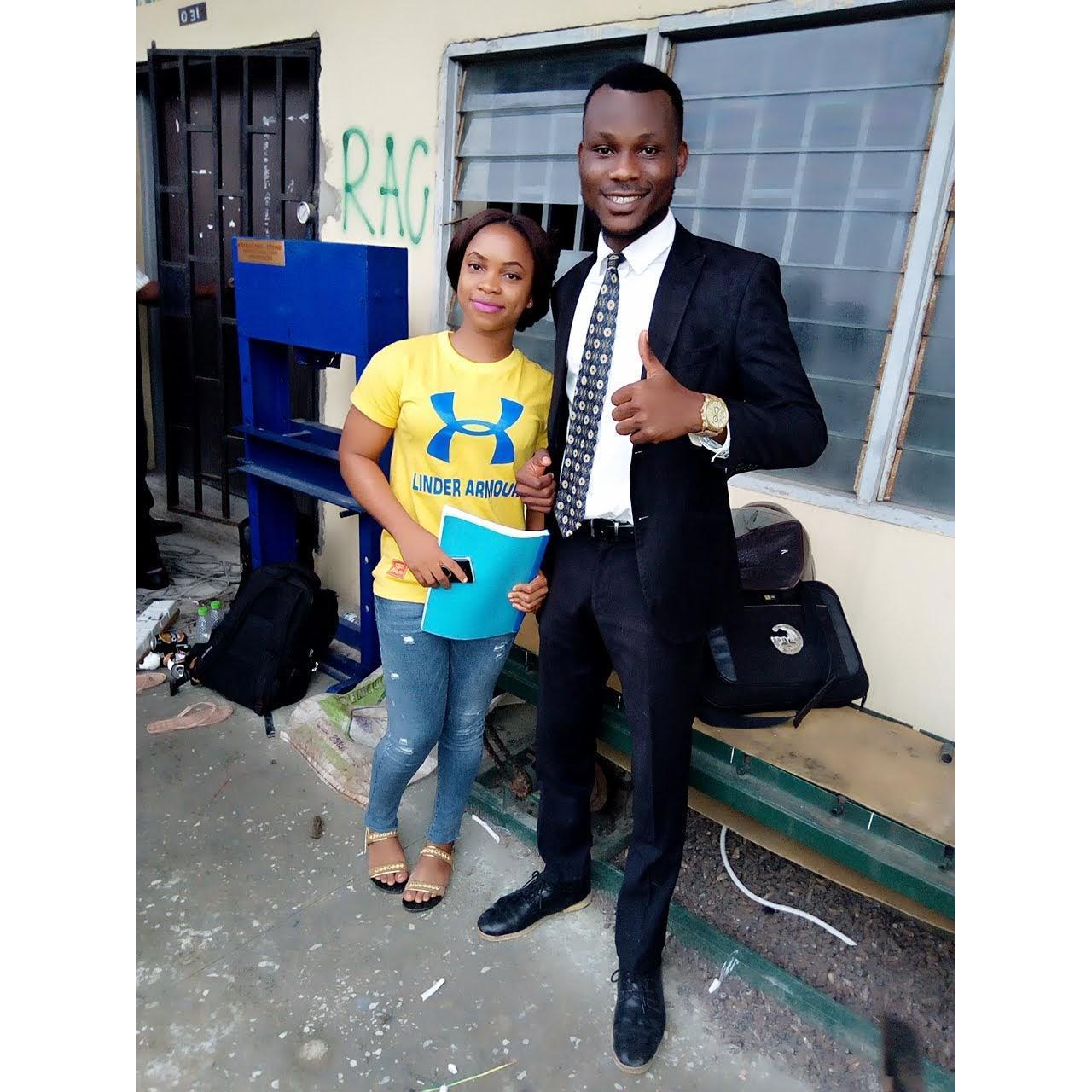 She actually came through to cheer me up at my final year project defense. 🤗💕