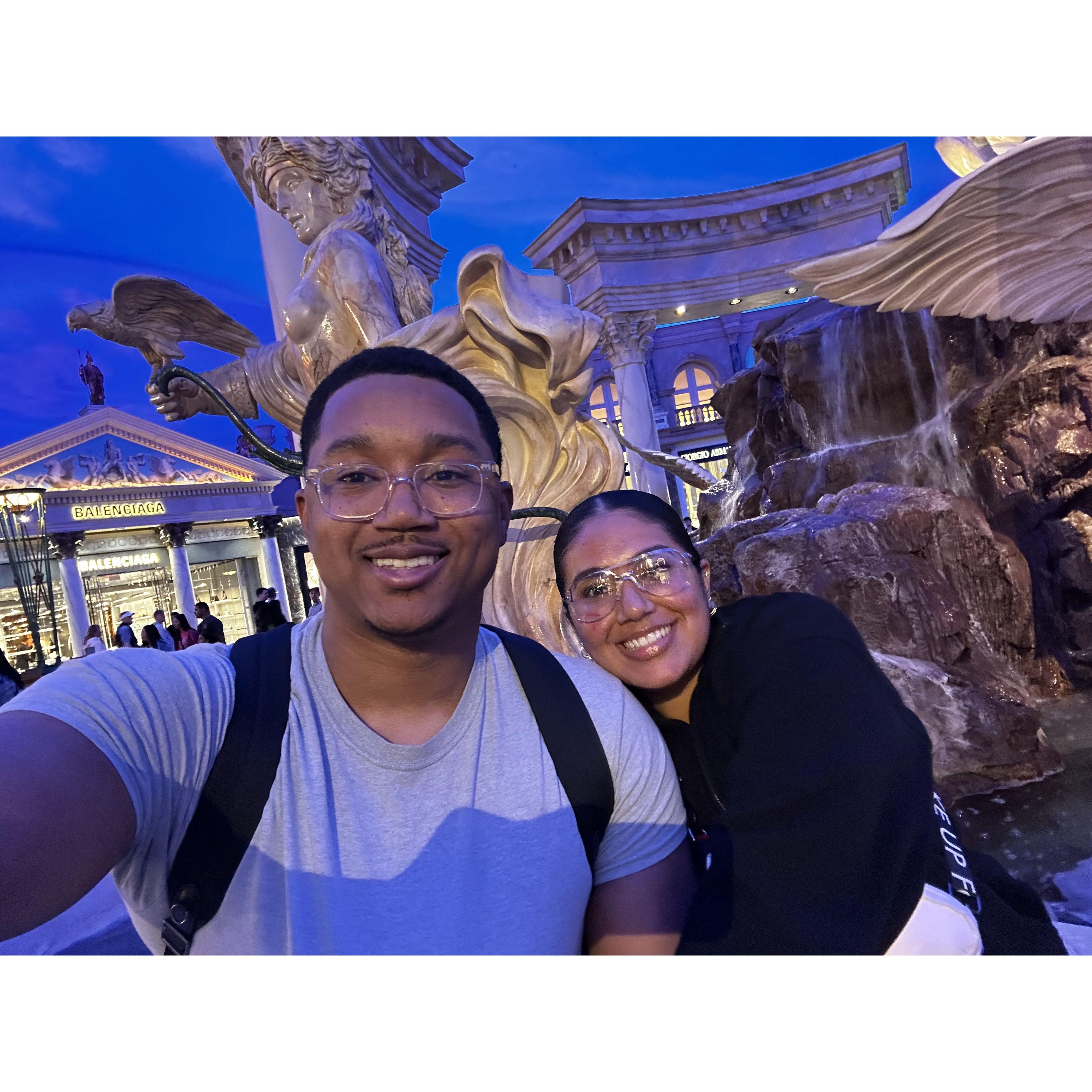 Shopping in Caesar's Palace in Las Vegas! - Las Vegas, NV, April 2024.