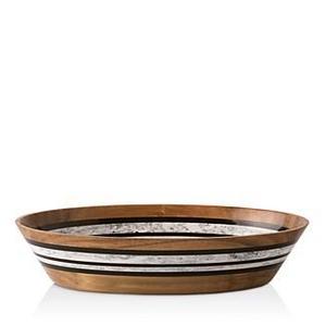 JuliskaStonewood Stripe Oval Serving Bowl