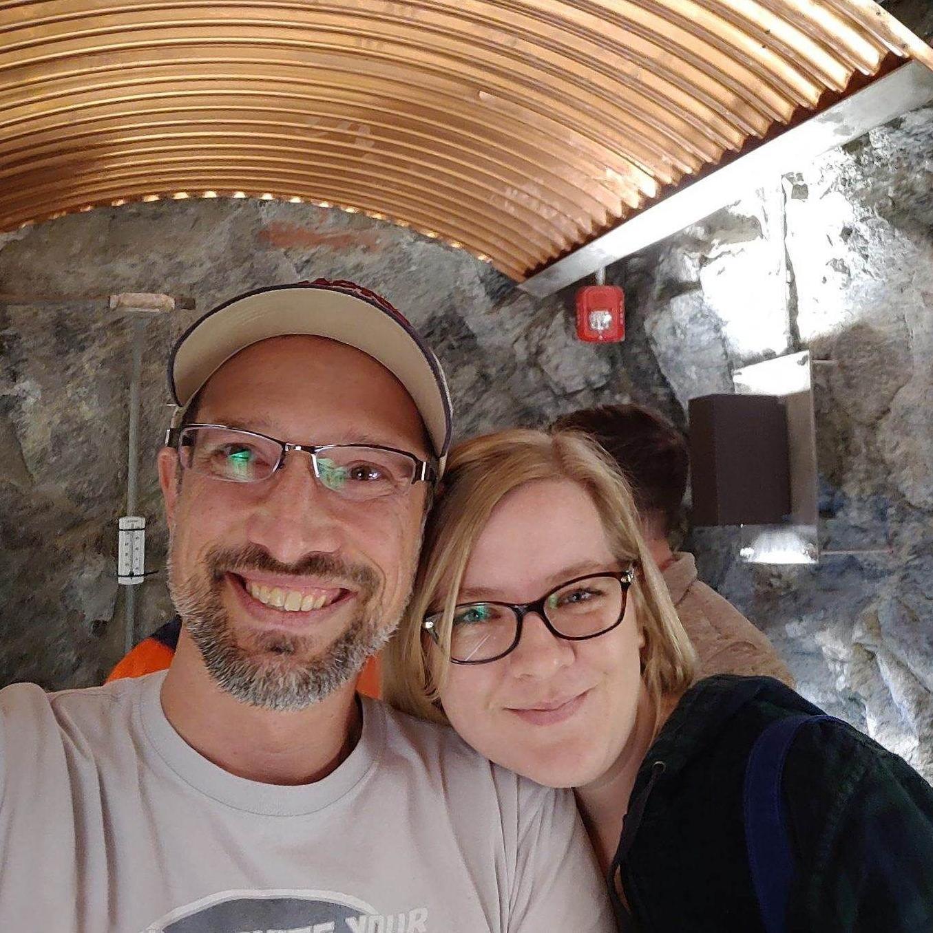 Taking an elevator to the top of Whiteface Mountain