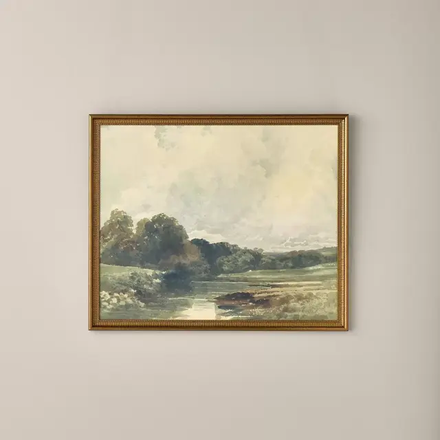 30"x36" Early Spring Framed Canvas Art - Hearth & Hand™ with Magnolia