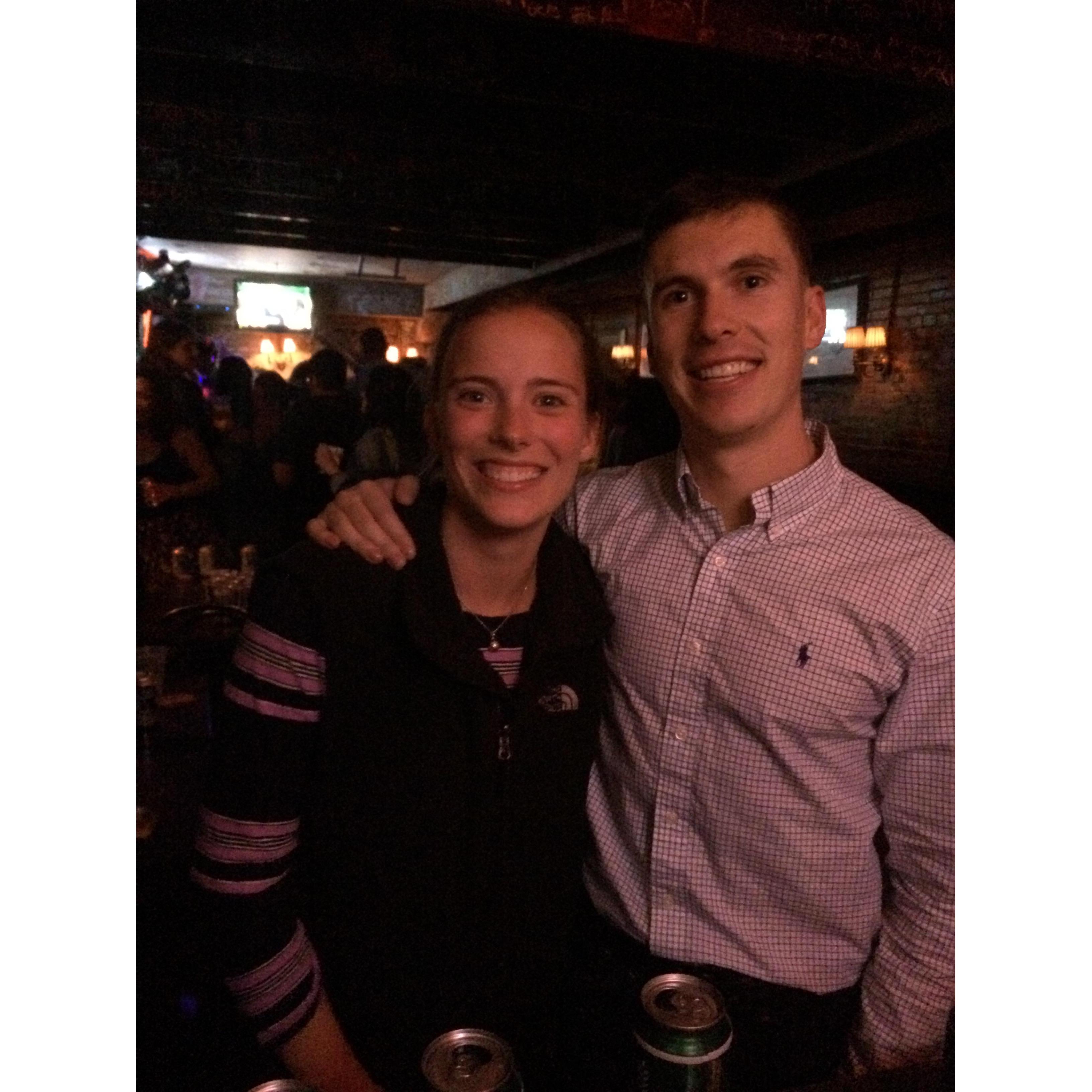 We didn't know it then, but now this is our neighborhood bar in DC!