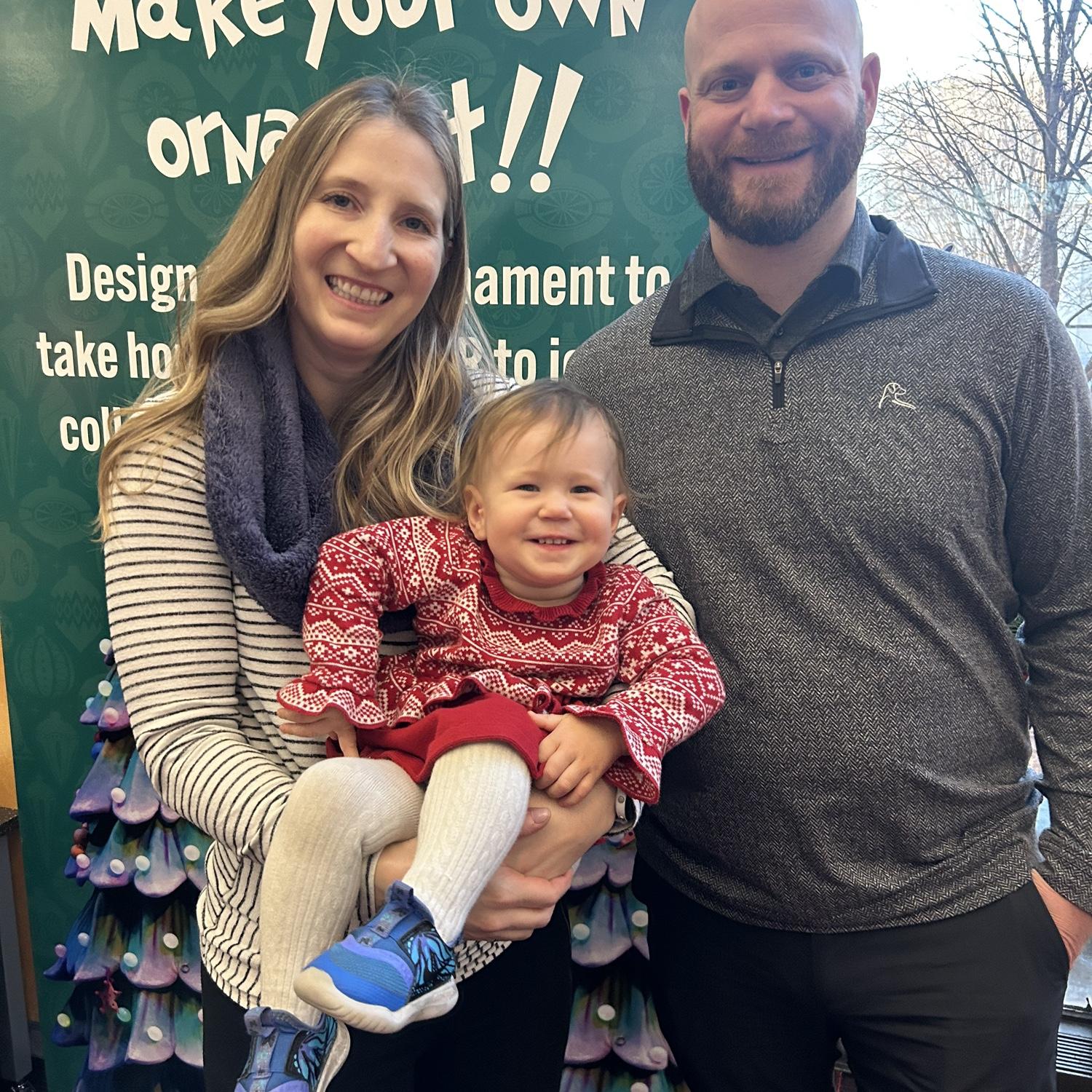 Brycen, Ashley, and their niece Estelle