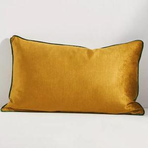 Adelina 14" x 24" Chartreuse Velvet Pillow