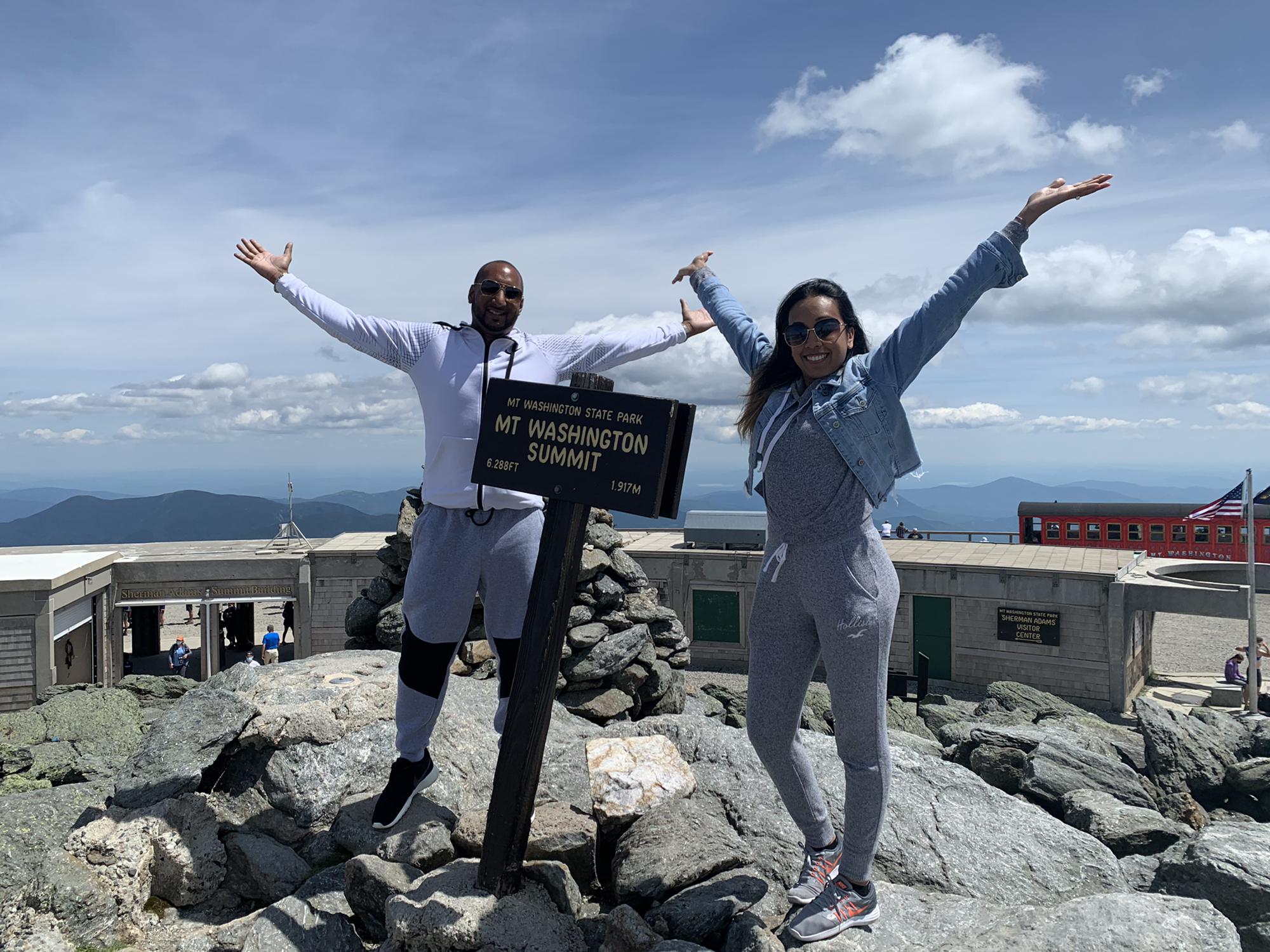 We cheated to get to the top but that’s not the point, we made it anyway!