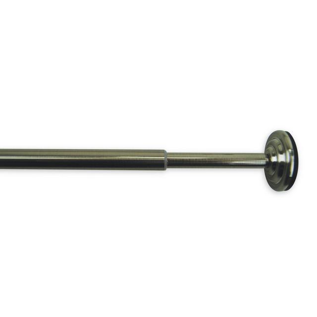 Versailles Home Fashions 36 to 54-Inch Adjustable Tension Curtain Rod to Brushed Nickel
