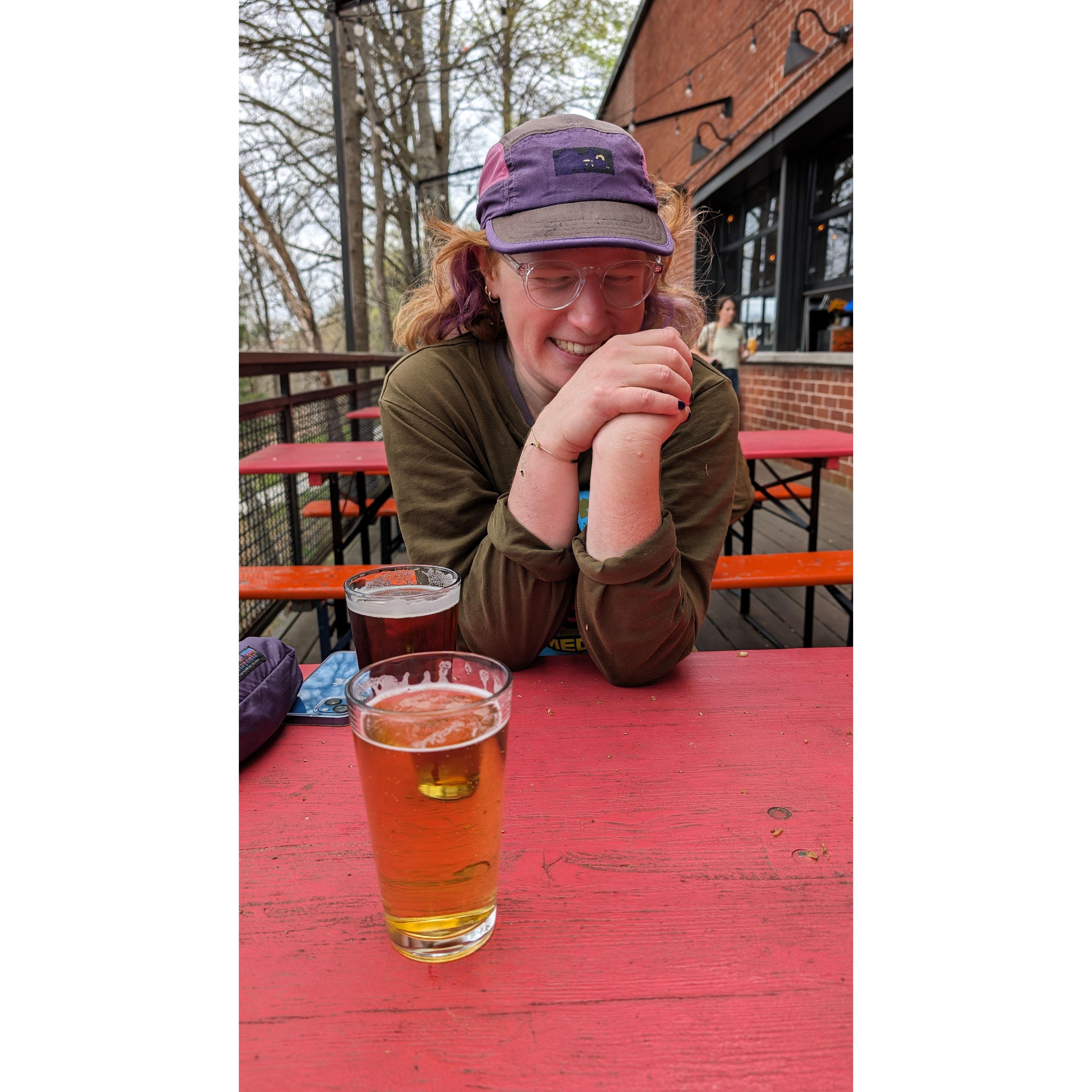West End - post ride pint