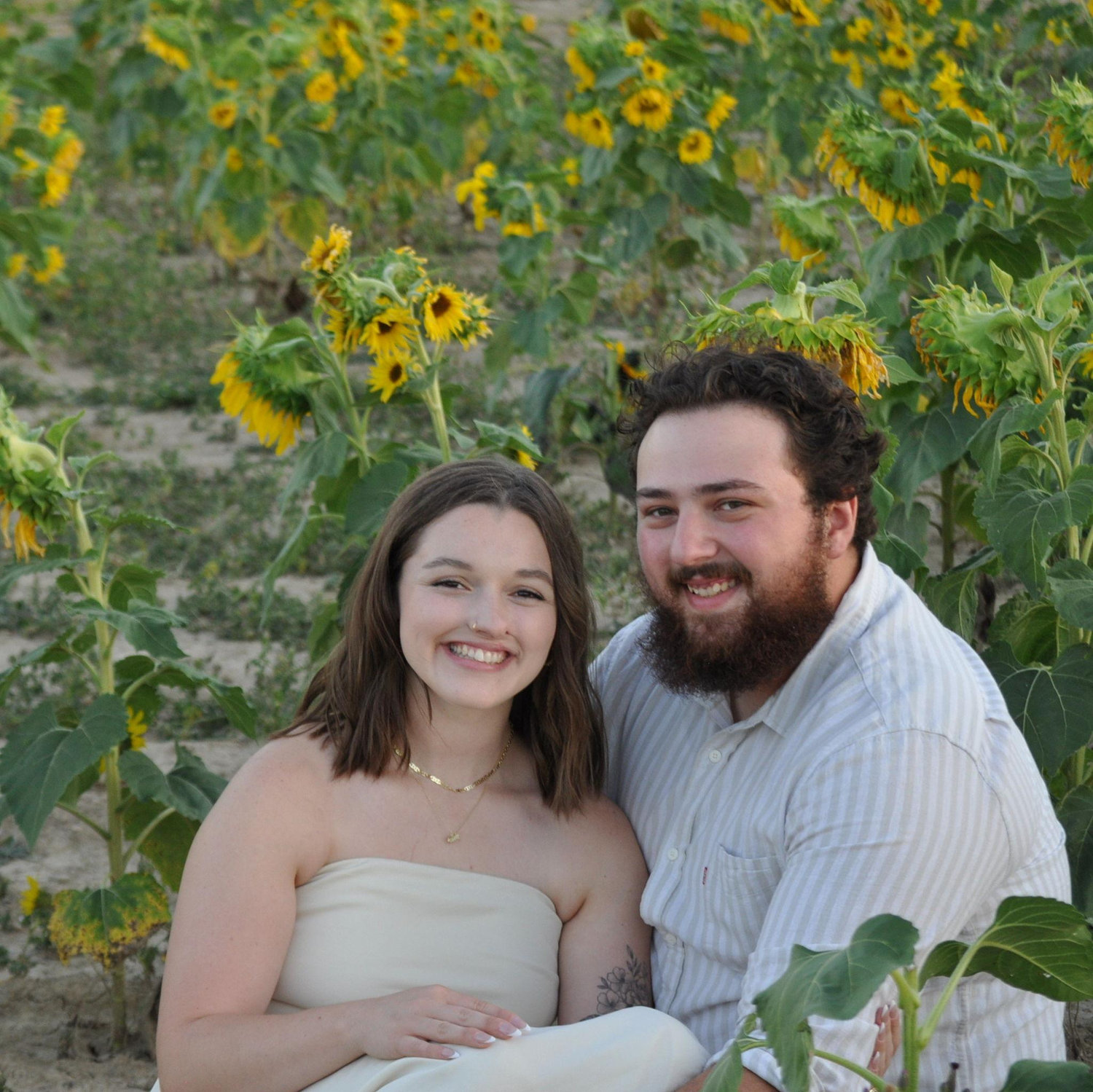 Engagement photos at Solomon Farms in Fort Wayne, IN