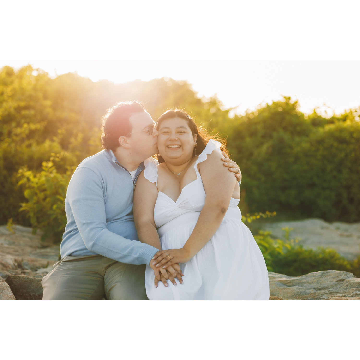 Engagement photoshoot in Maine. Taken by Jennifer Brenton.