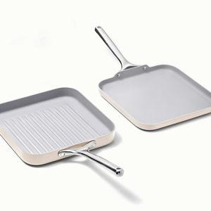 Caraway Square Pan Duo, Cream