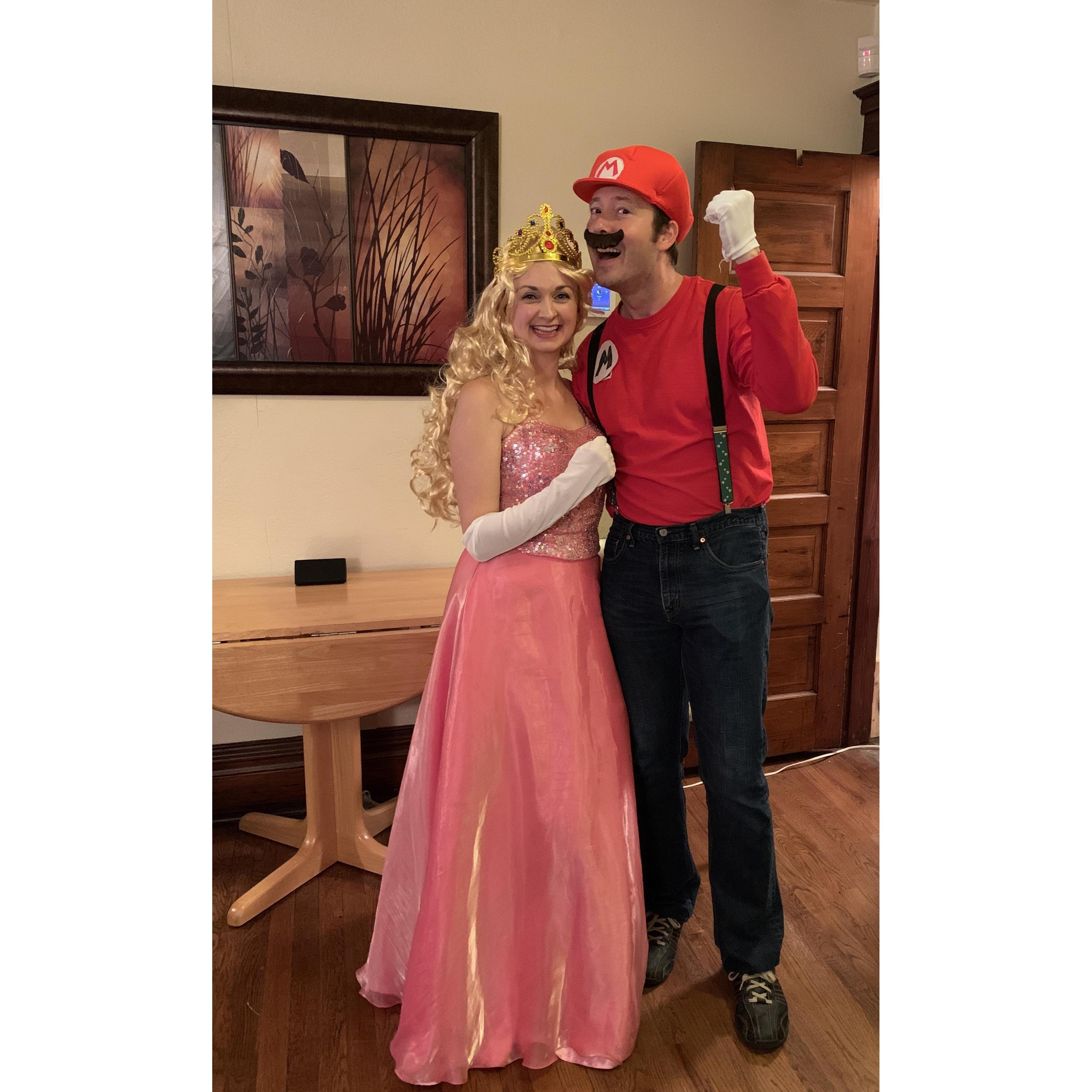 Princess Peach & Mario for Halloween