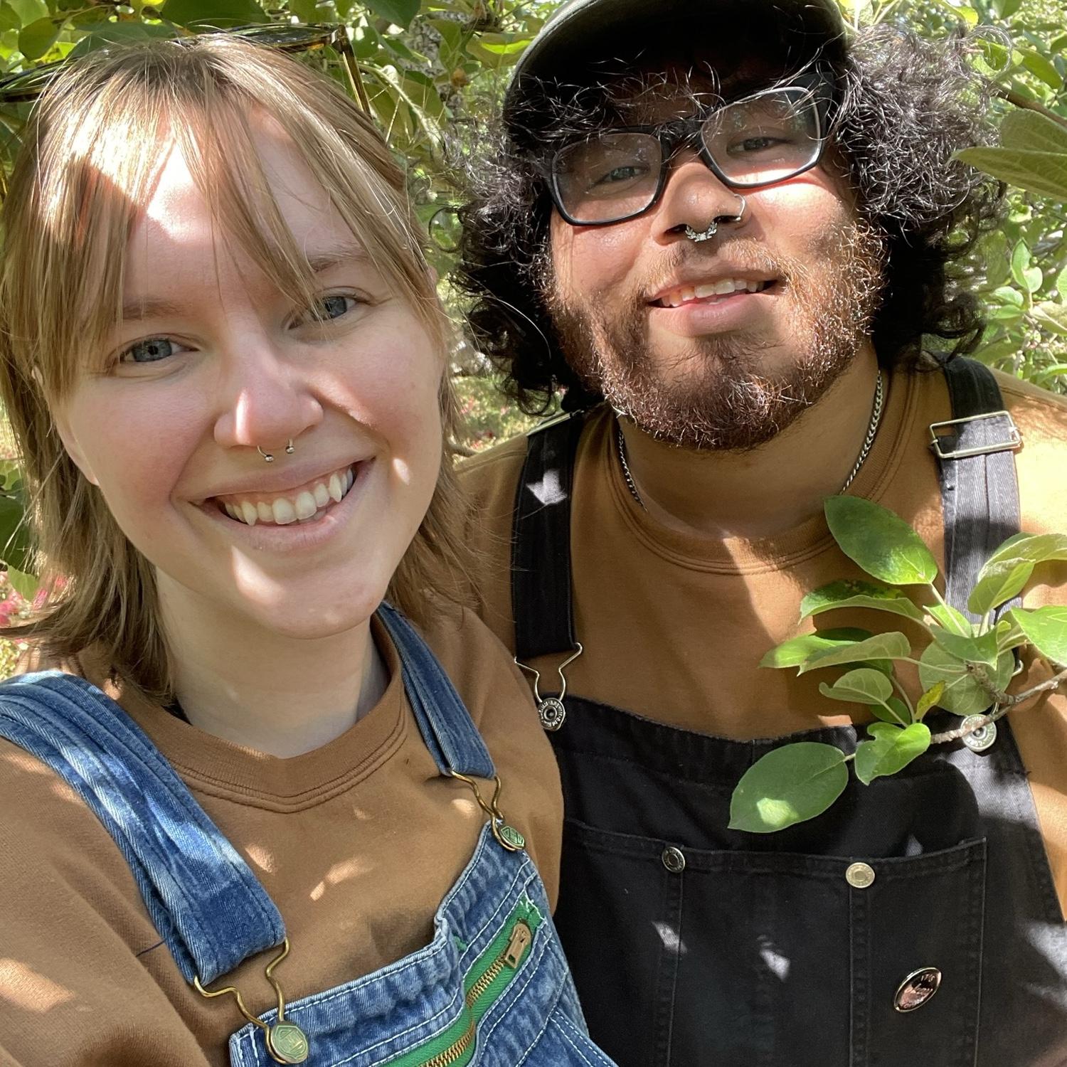 Our first apple picking trip together
