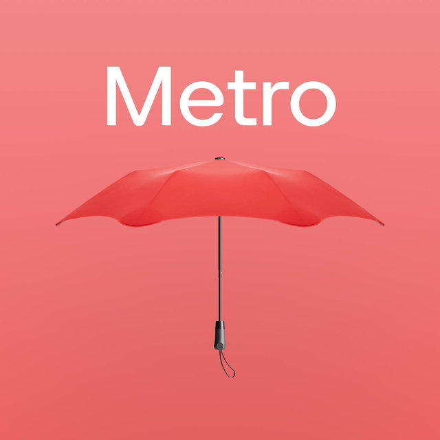 BLUNT Metro Umbrella Red | 2 Year Global Warranty
