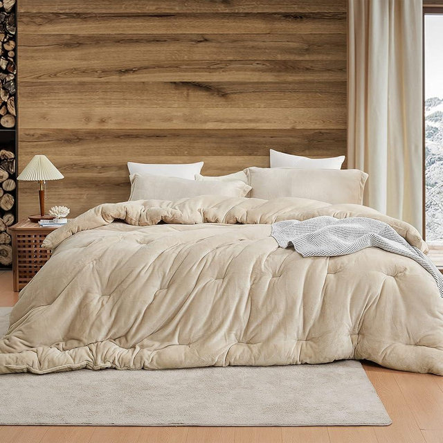 Thicker Than Thick - Coma Inducer® Oversized Queen Comforter Set - Standard Plush Filling - Birch