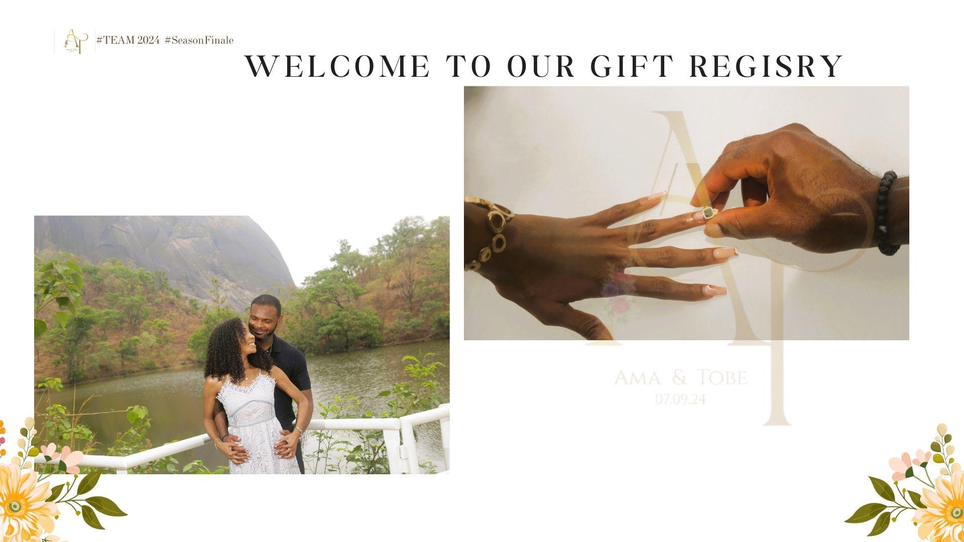 The Wedding Website of Tobe Ezeife and Ama Onyeabo