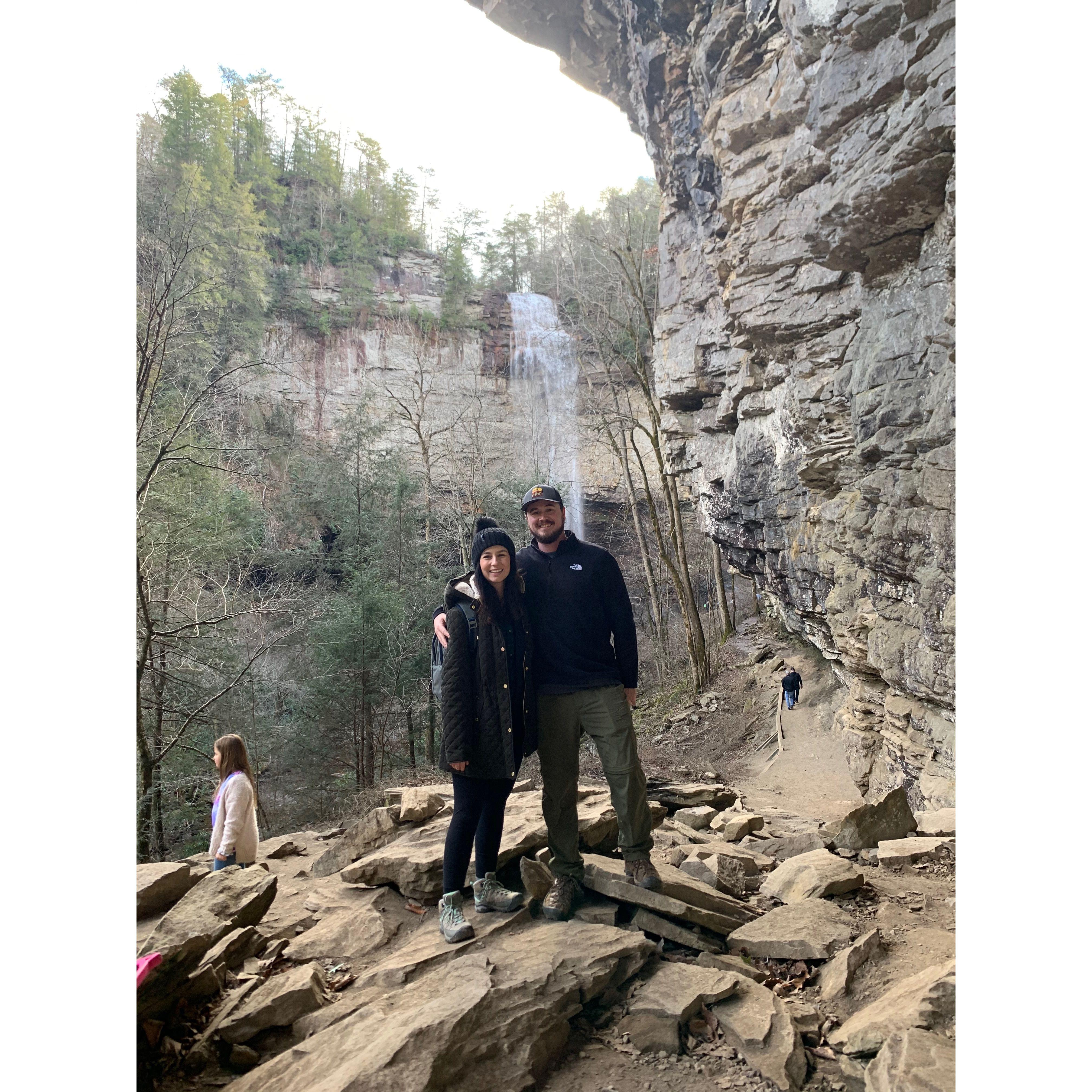 Fall Creek Falls, we explored off path and enjoyed a nice hammock nap.