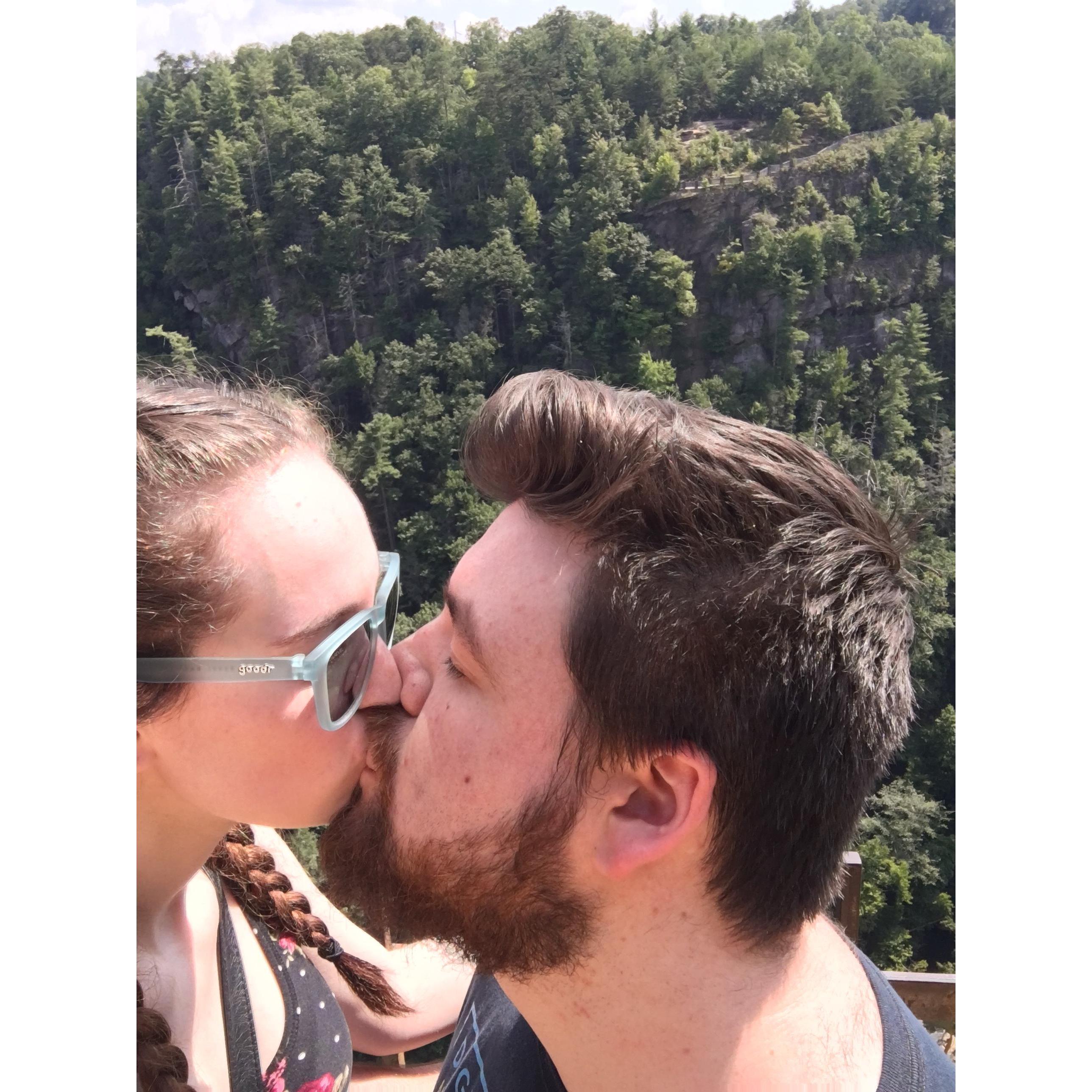 Top of Tallulah Gorge.