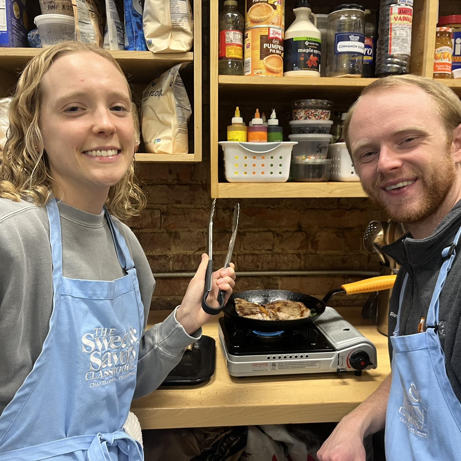 Casey and I had a blast at Sweet & Savory Kitchen!