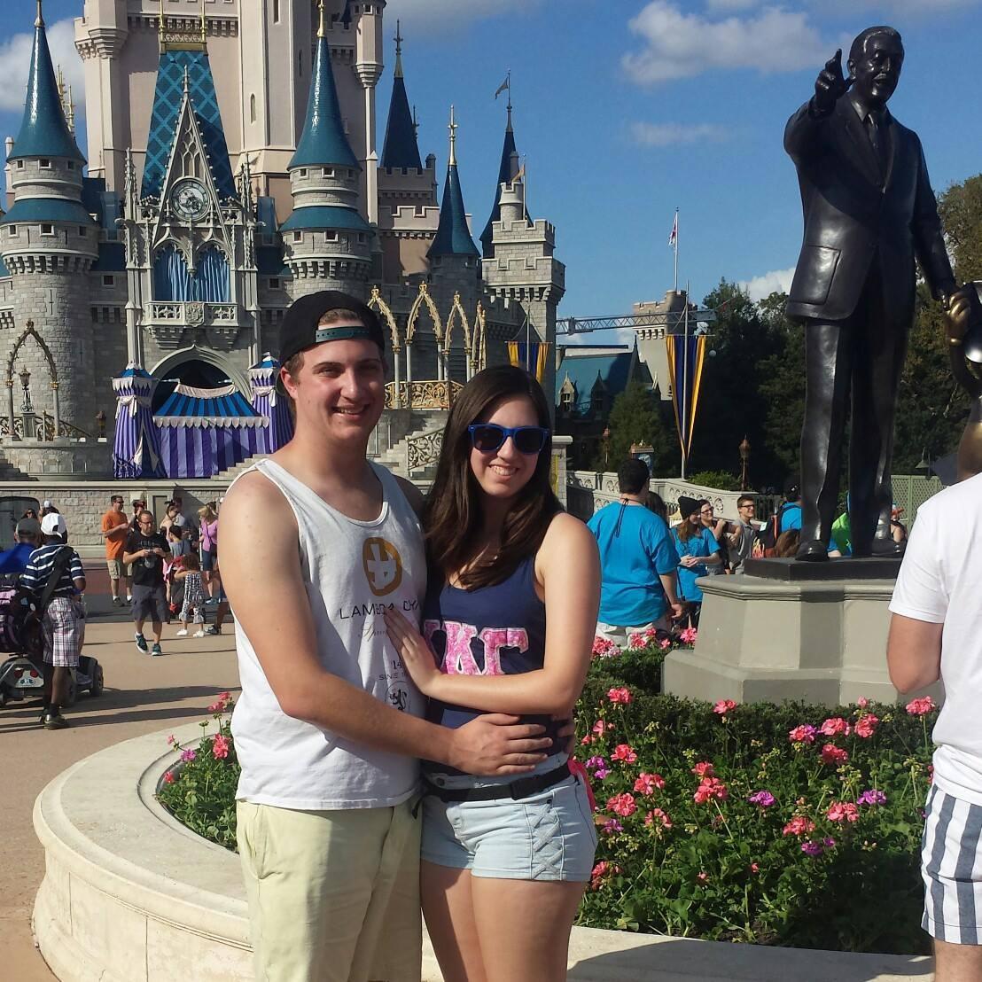 Our first trip to Disney World together