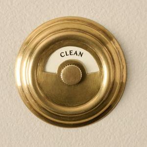 Antique Brass Dishwasher Marker