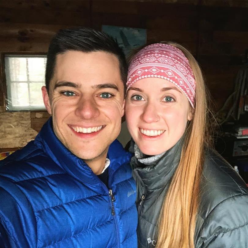 Emilie's first trip to Dan's family cabin (built by his Dad) in Vermont.