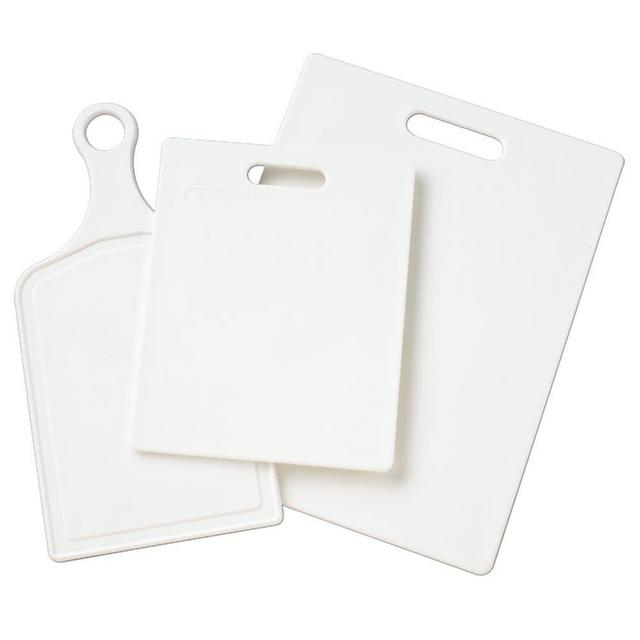 Farberware Three-Piece Essential Poly Cutting Board Set
