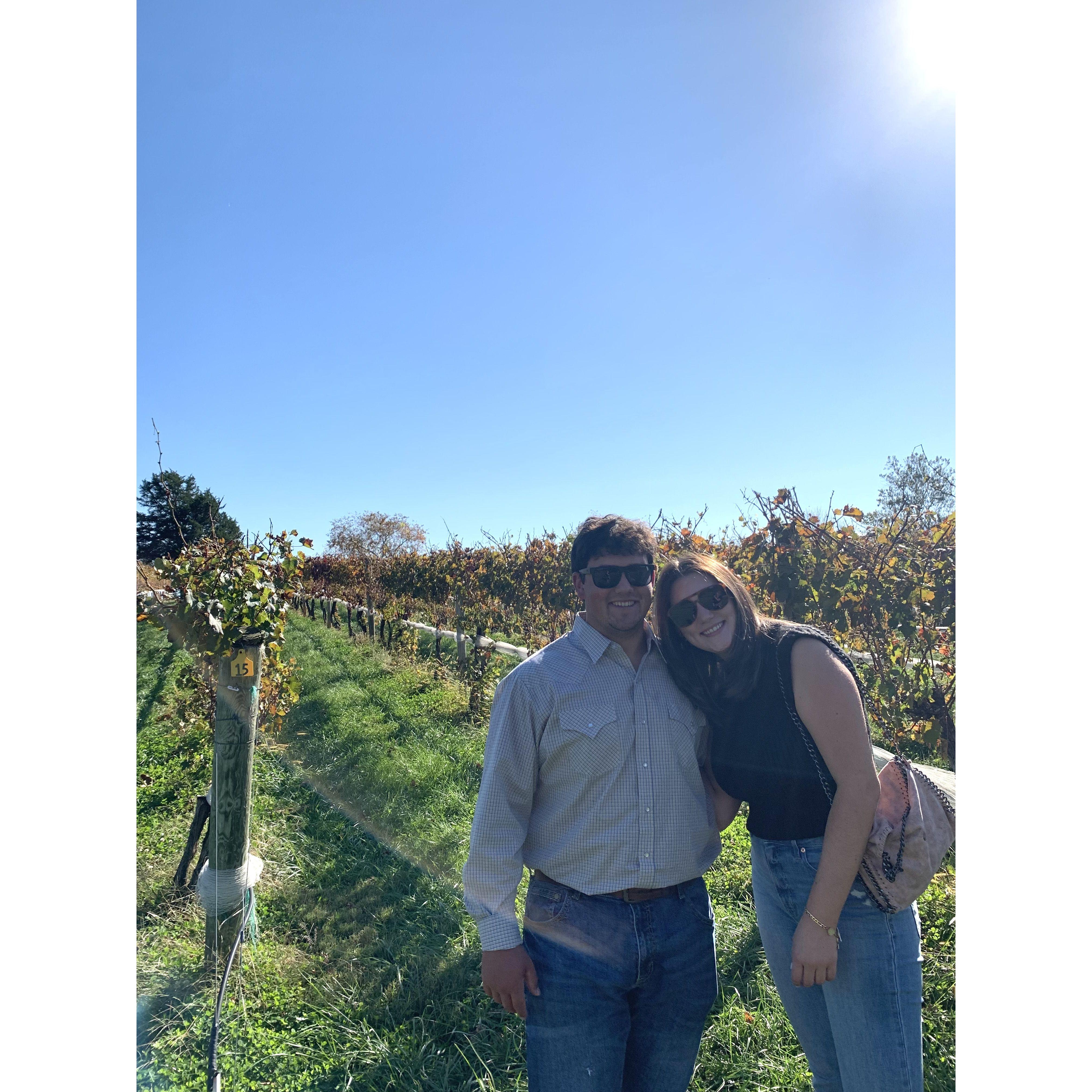Anna's 21st Birthday in Afton, Virginia. A year and a half later Devin will propose in the same mountain town.