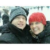 One of the first pictures of us at the start of a great relationship; enjoying a skate outside in the Chicago winter weather.