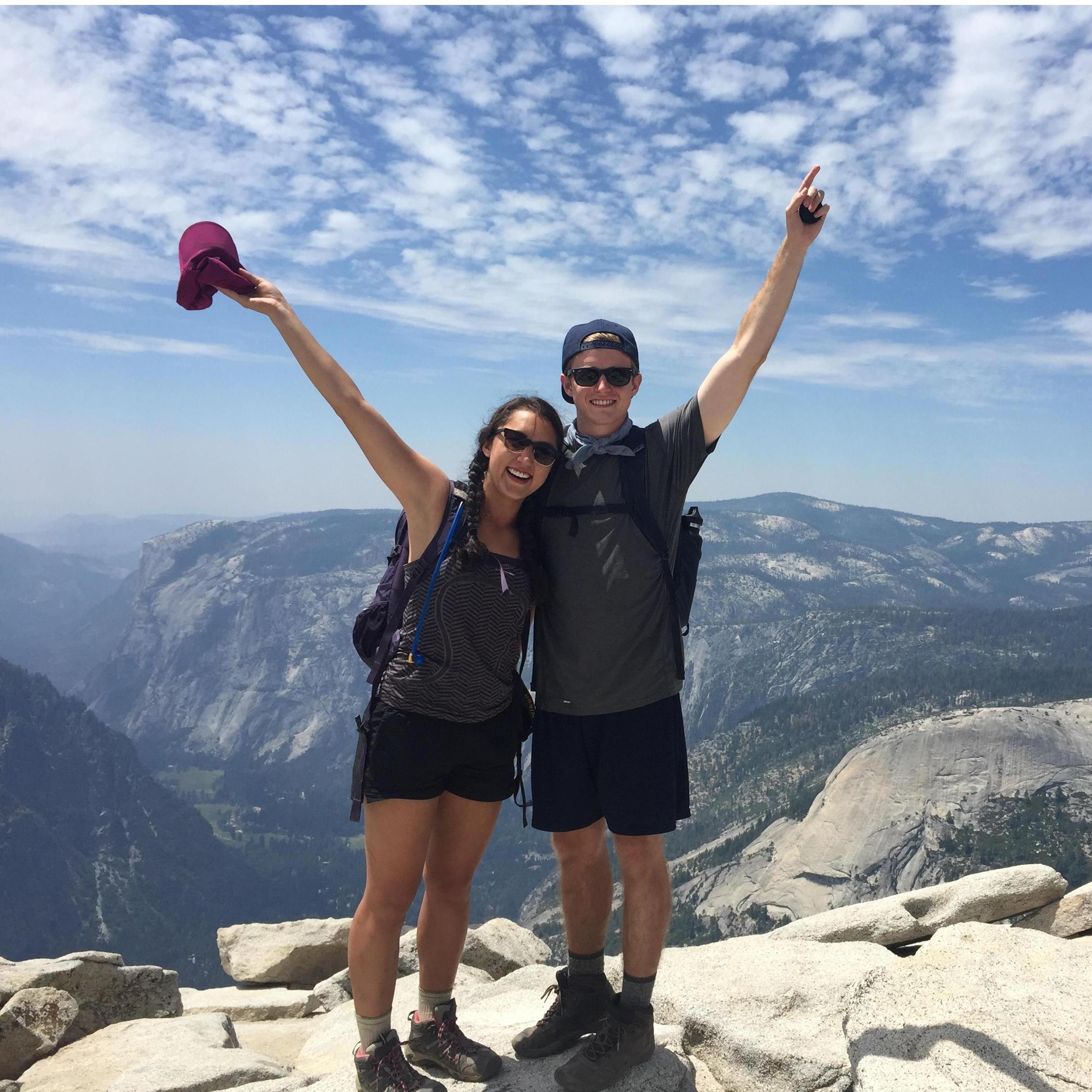 Summit of Half Dome in Yosemite National Park