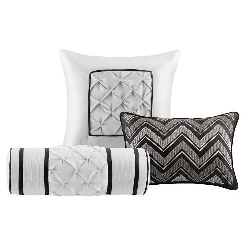 7pc Piedmont Ruched Multiple Piece Comforter Size King Set
