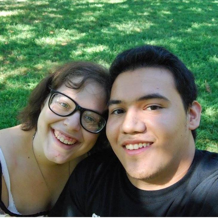 one of the first pics of us (we were but babies, 19 here)