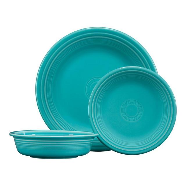 3pc Classic Place Setting - Turquoise