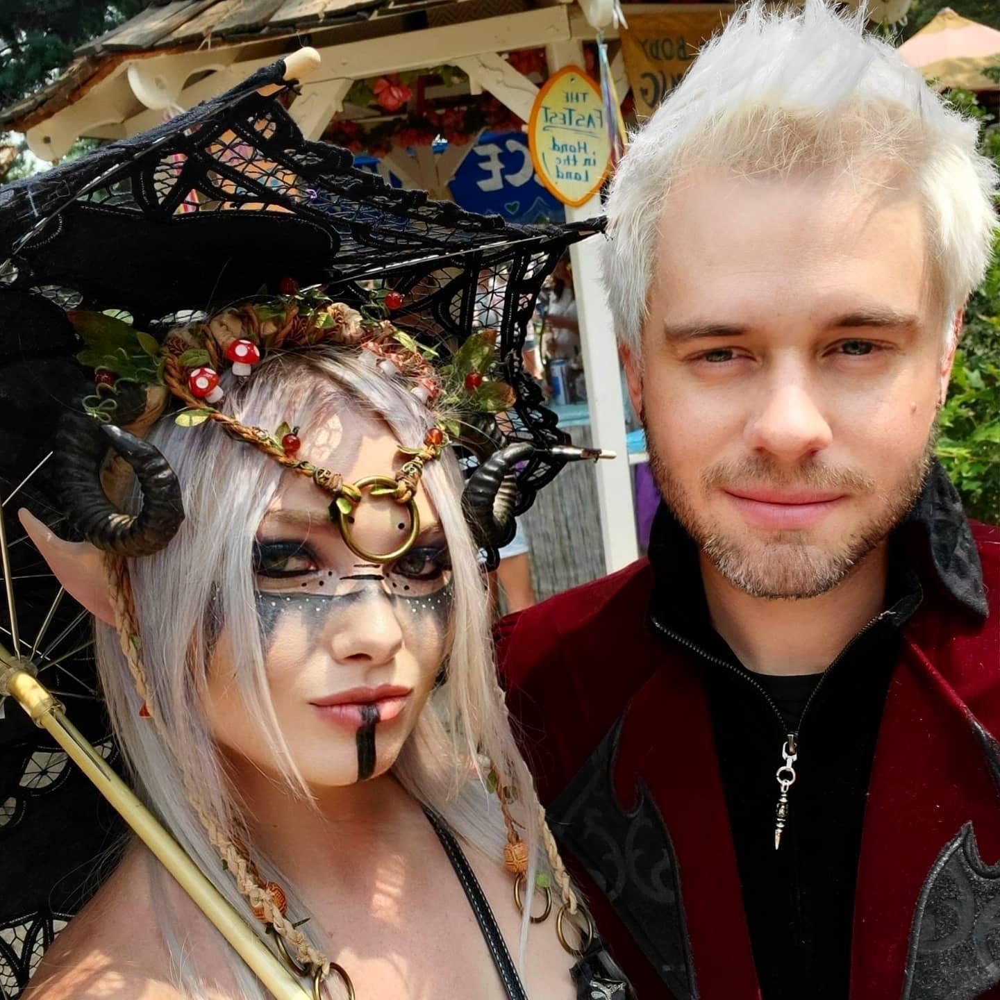 A couple that loves to play dress up