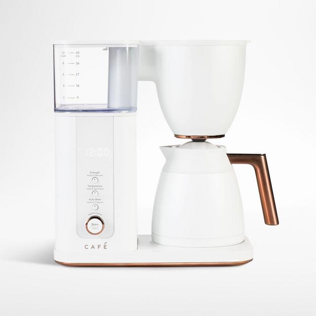 Cafe ™ Matte White 10-Cup Drip Coffee Maker with Thermal Carafe