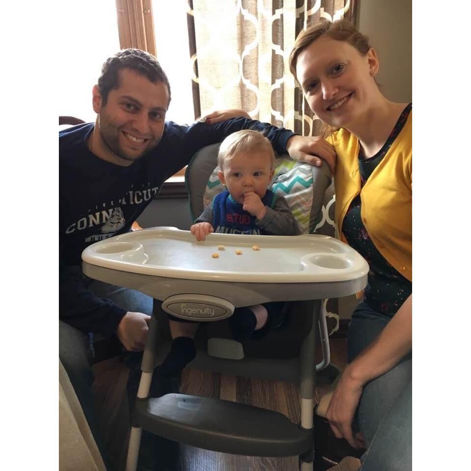 With 13-month old Russell - May 2018