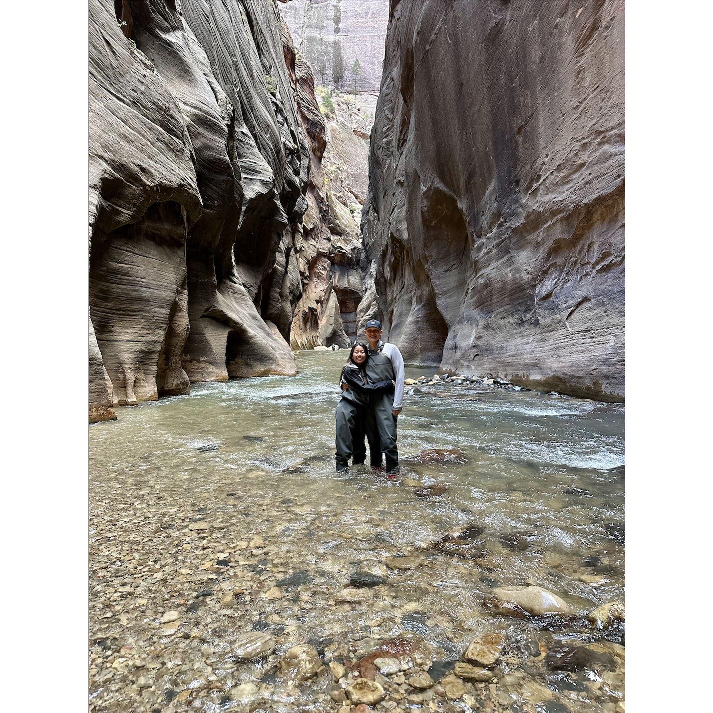 The Narrows at Zion National Park